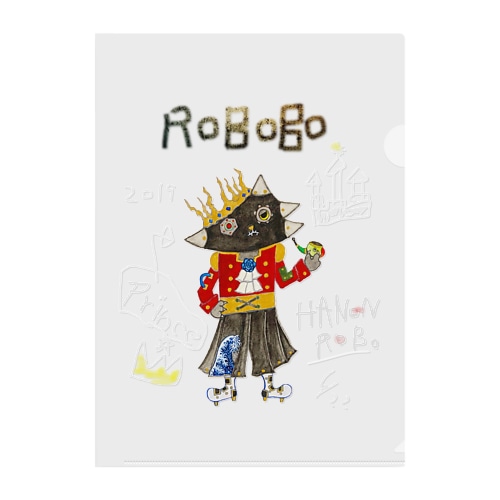 ROBOBO 「ハノンロボ」 Clear File Folder