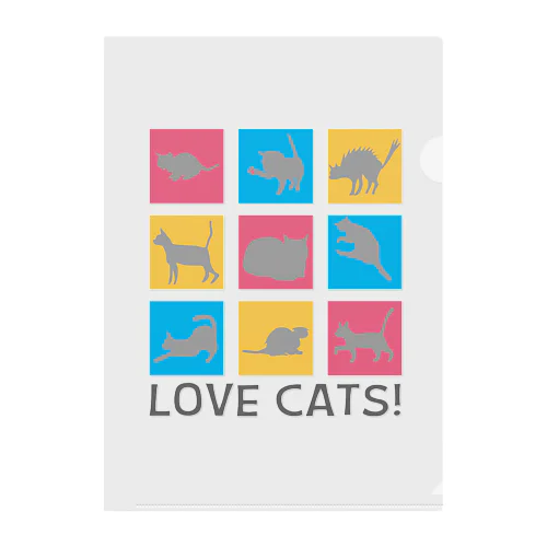 LOVE CATS! クリアファイル