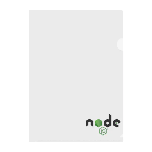 Node.jsグッズ クリアファイル