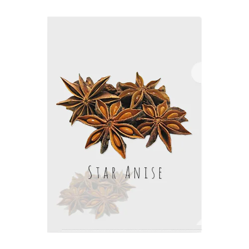 STAR ANISE Clear File Folder