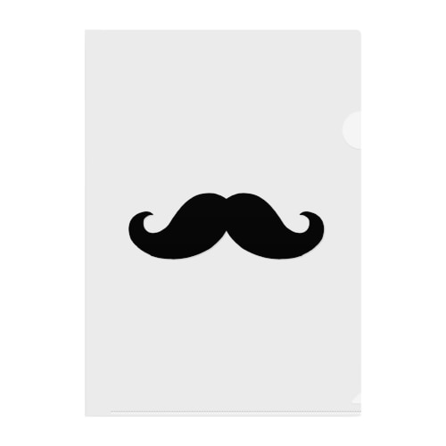 素敵な髭 Clear File Folder