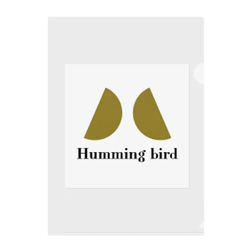 Humming bird クリアファイル