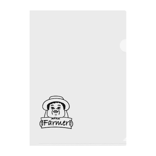 Farmer - 農家のおばちゃん - Clear File Folder