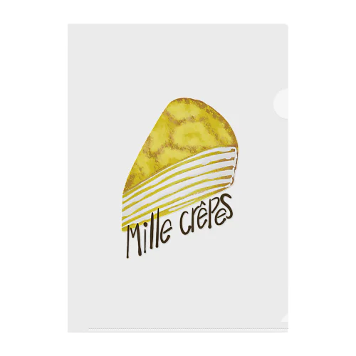 mille crepes ミルクレープ 075 クリアファイル