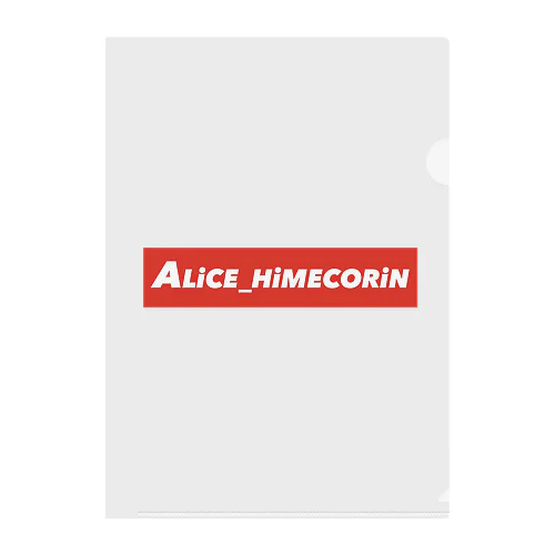 ALiCE_HiMECORiN（横） Clear File Folder