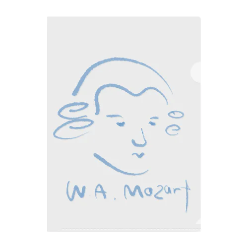 モーツァルト　Mozart Clear File Folder