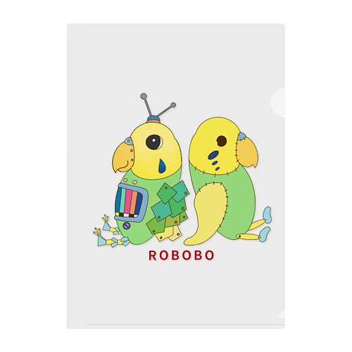 ROBOBO ユーチューバー Clear File Folder