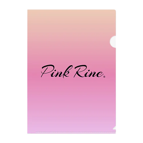 【Pink Rine】オリジナル クリアファイル