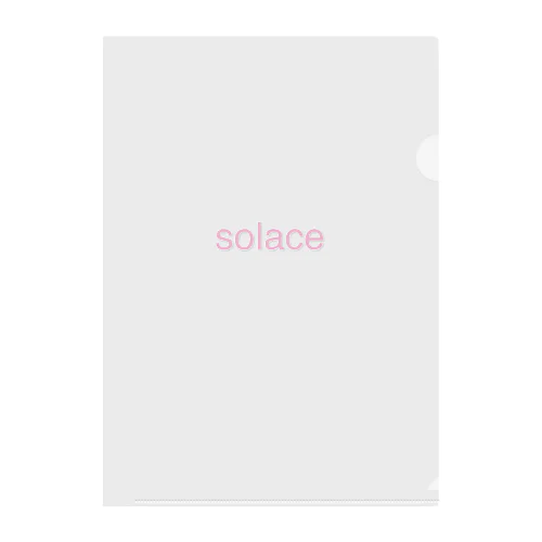 solace Clear File Folder