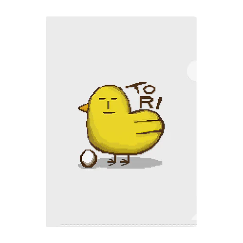 ドット絵ことりちゃん Clear File Folder