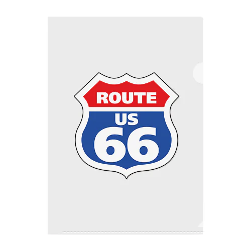 Route66 ／ ルート66 クリアファイル