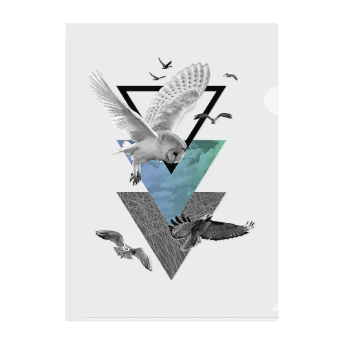 Blackbirds fly 2.0 Clear File Folder