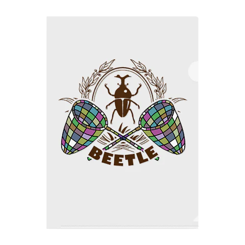 カブトムシ(BEETLE) クリアファイル