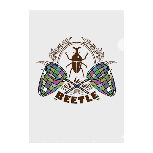 カブトムシ(BEETLE) Clear File Folder