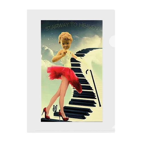 STAIRWAY TO HEAVEN Clear File Folder