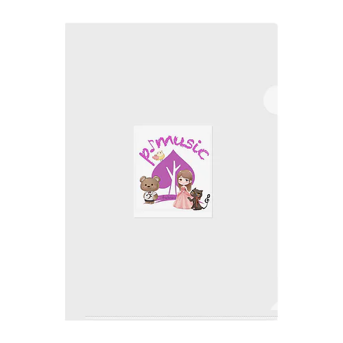 p-musicオリジナルグッズ Clear File Folder