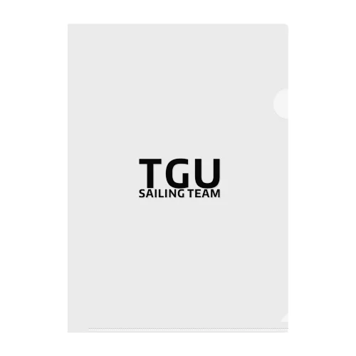 TGU SAILING TEAM Clear File Folder