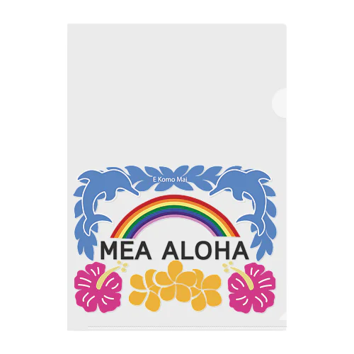 MEA ALOHA・メアアロハ クリアファイル