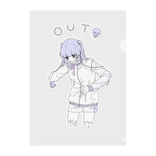 OUT🤮 クリアファイル