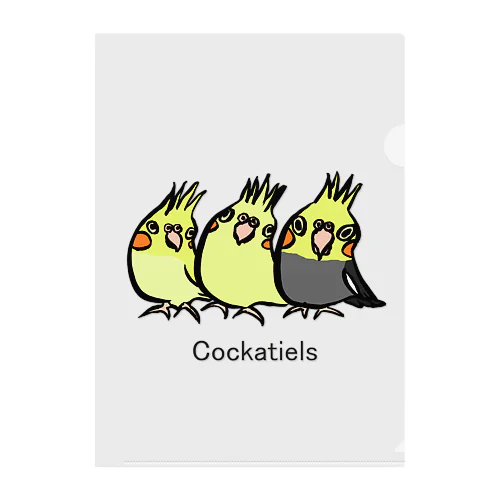 Cockatiels クリアファイル