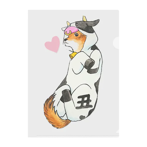 丑きぐるみ柴犬 Clear File Folder