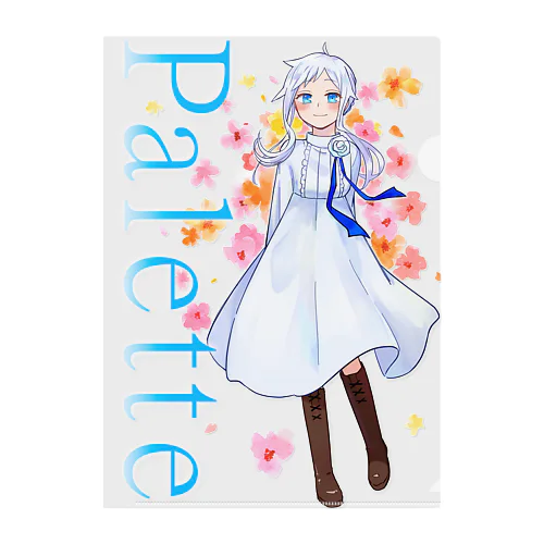 Palette-色彩の少女- Clear File Folder