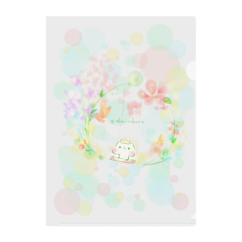 colorfulましまろう Clear File Folder