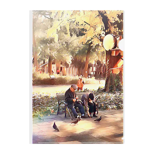 Feeding Clear File Folder