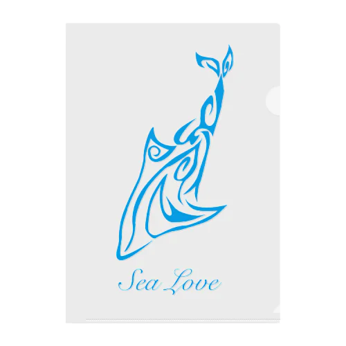 Sea Love Clear File Folder