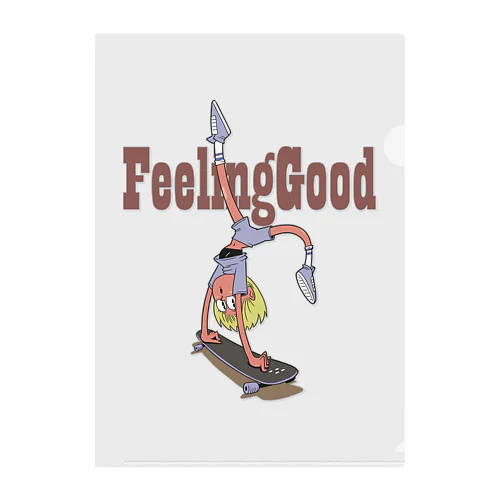 "feeling good" クリアファイル