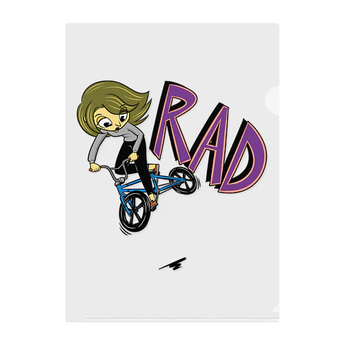 "RAD" 1 Clear File Folder