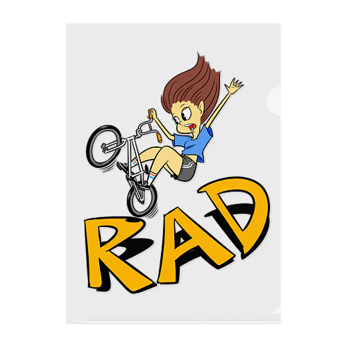 "RAD" 2 Clear File Folder