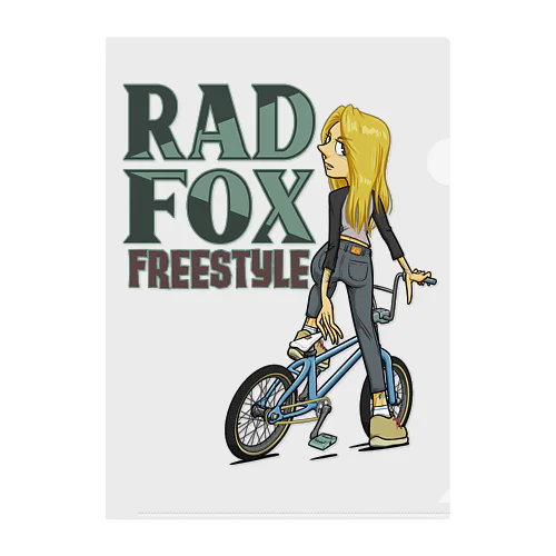 "RAD FOX" クリアファイル