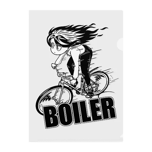 "BOILER" クリアファイル