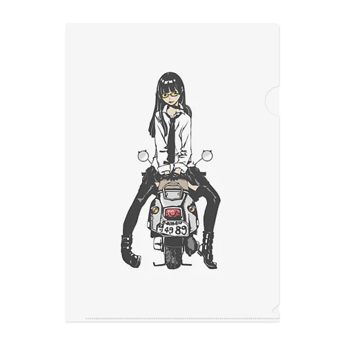 バイクちゃん Clear File Folder