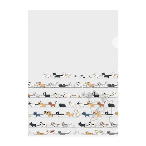 猫猫猫猫 Clear File Folder