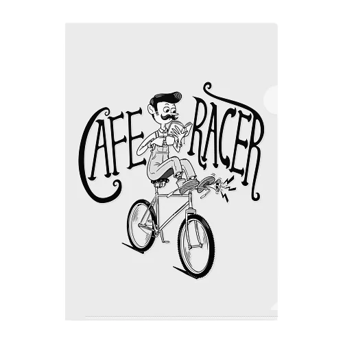 "CAFE RACER" クリアファイル