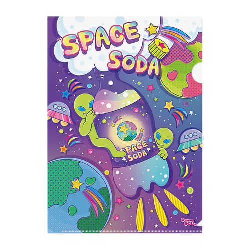 🪐SPACE⭐️SODA🪐 クリアファイル