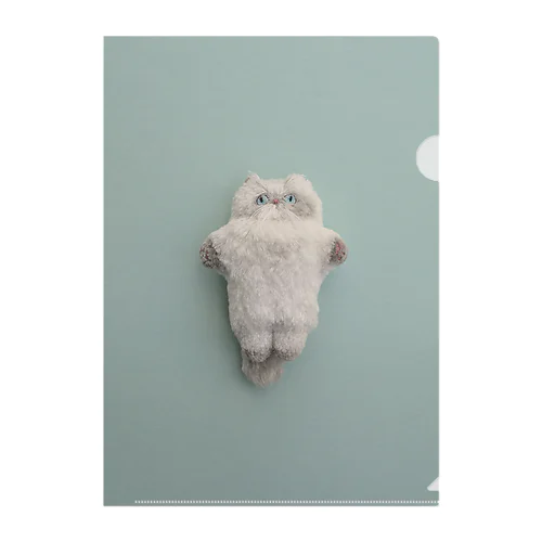 ポインテッド猫#2 Clear File Folder