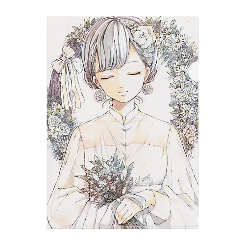ヴィンテージちゃん Clear File Folder