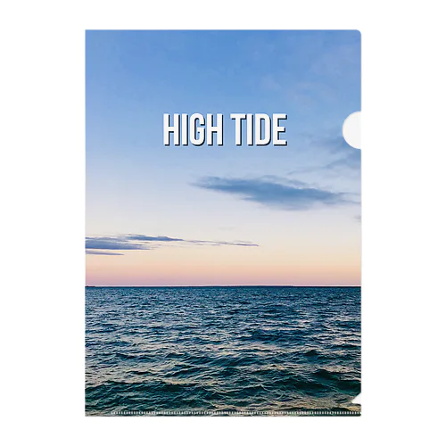 HIGH TIDE Clear File Folder