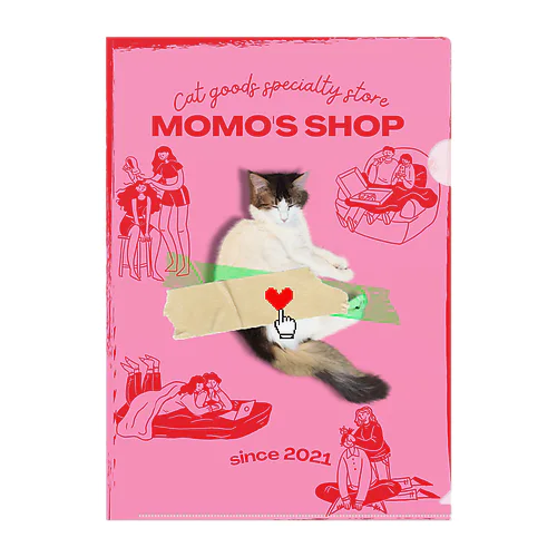 MOMO's shop Clear File Folder