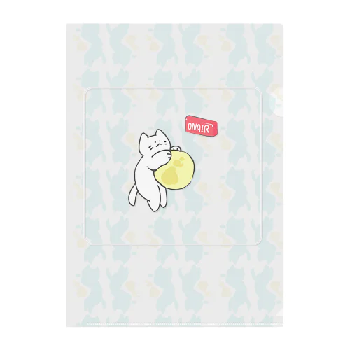 のむねこスクエア Clear File Folder