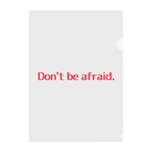 Don't be afraid. Clear File Folder