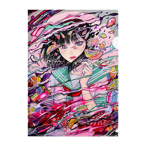 ぜんぶこわれちゃえ Clear File Folder