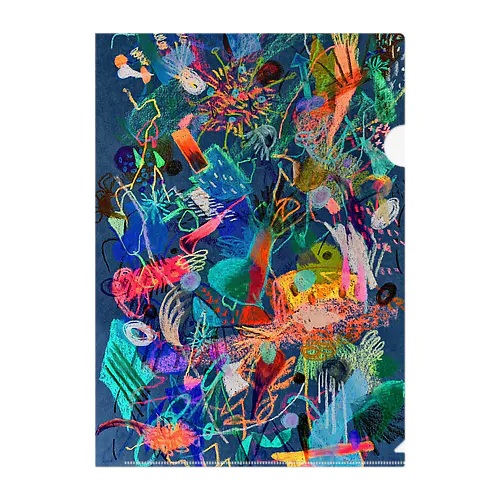 秘密から咲いたお魚たち2 Clear File Folder