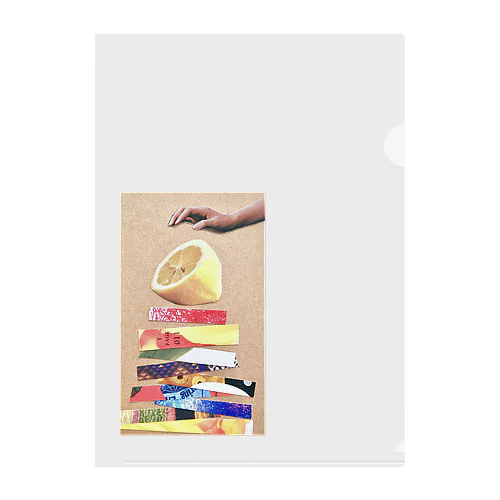 Lemon Clear File Folder