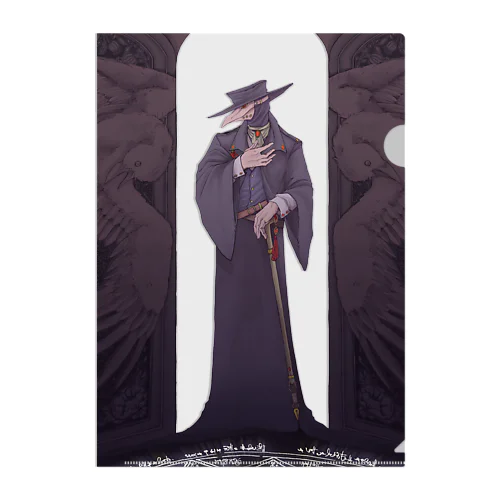 plague doctor クリアファイル