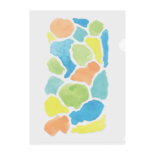 COLORFUL Clear File Folder