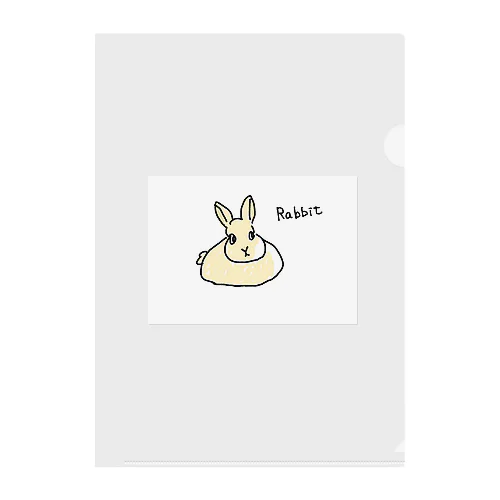 Rabbitくん Clear File Folder